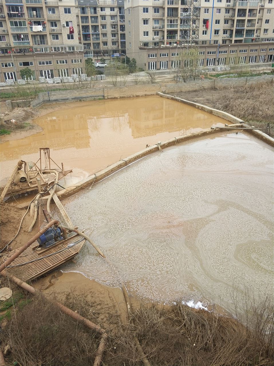 渭滨沉淀池淤泥清理-厂区废水池淤泥清淤